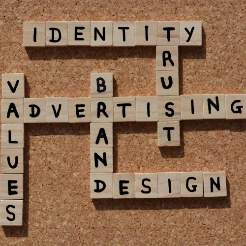 Advertising, Values, Brand, Identity, Trust, Design, buzzwords specific to marketing and promotions